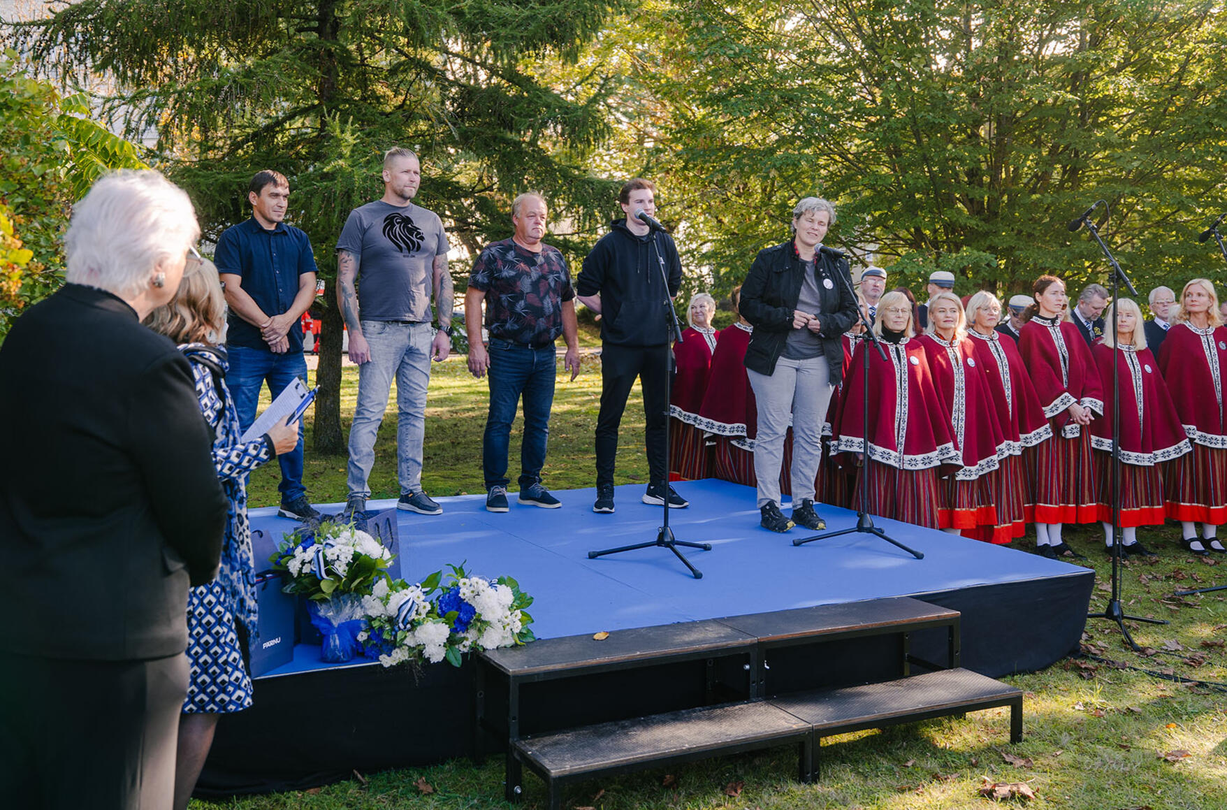 Elo Liiv oma meeskonnaga.